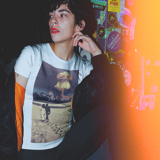 Embrace at the End of the World - Unisex organic cotton t-shirt
