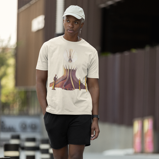 Hypnotic Pyramid  - Unisex organic cotton t-shirt